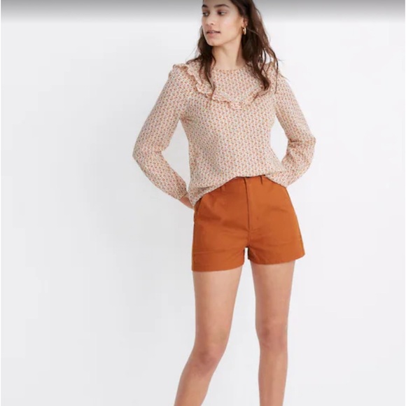 Madewell Ruffle-Yoke Prairie Top - Picture 2 of 6